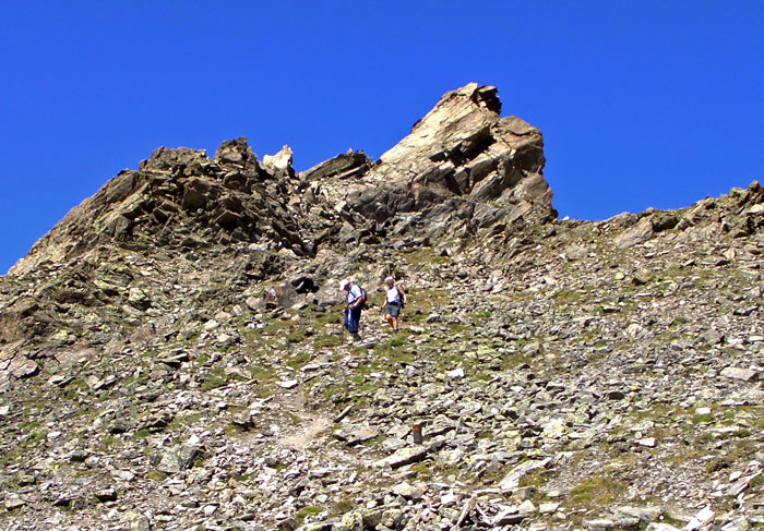 Foto: vince 51 / Wandertour / von Westen auf den Scheibler / Abstieg vom Gipfel / 02.09.2012 20:34:56