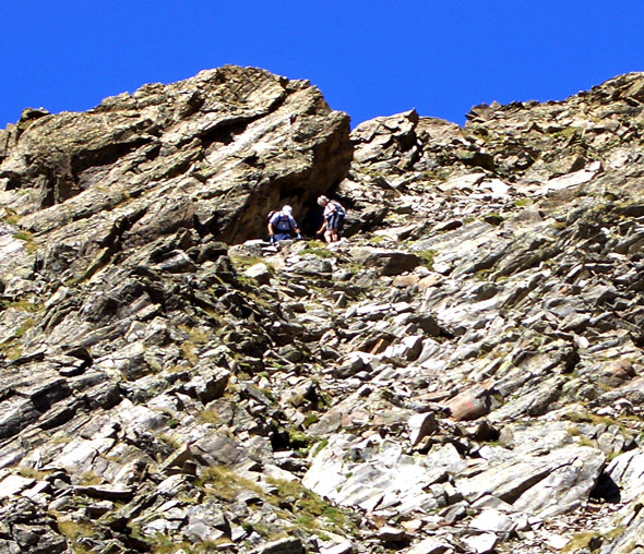 Foto: vince 51 / Wandertour / von Westen auf den Scheibler / Anstieg zum Gipfel / 02.09.2012 20:33:23