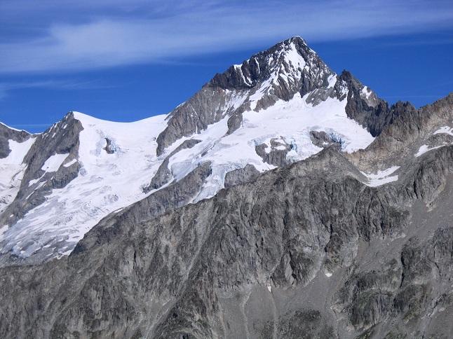 Foto: Andreas Koller / Wandertour / Sparrhorn - kleiner 3000er mit großer Aussicht (3021m) / Aletschhorn (4196m) / 08.09.2012 20:13:22
