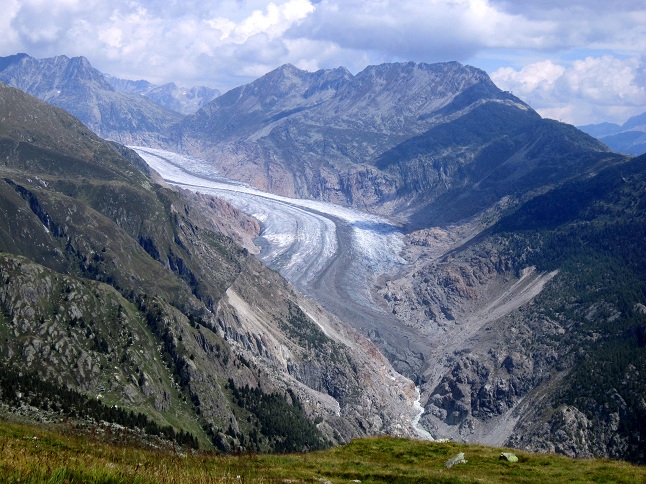 Foto: Andreas Koller / Wandertour / Sparrhorn - kleiner 3000er mit großer Aussicht (3021m) / Aletschgletscher / 08.09.2012 20:08:23