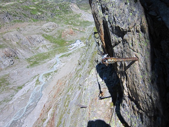 Foto: Andreas Koller / Klettersteigtour / Klettersteig Tierbergli (2797m) / Ausstieg Überhang / 08.09.2012 21:27:57