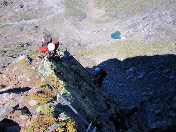Foto: Andreas Koller / Klettersteigtour / Klettersteig Tierbergli (2797m) / 08.09.2012 21:20:58