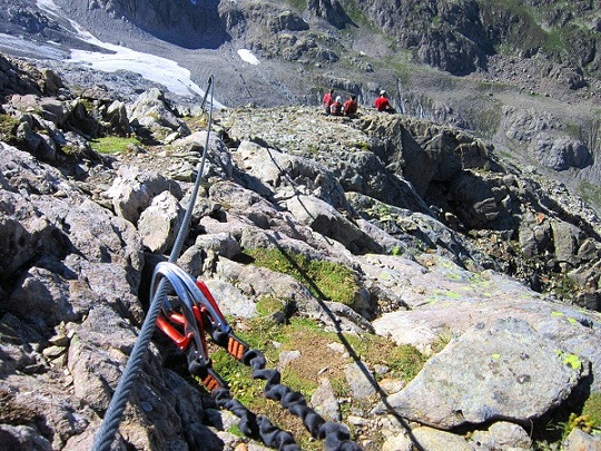 Foto: Andreas Koller / Klettersteigtour / Klettersteig Tierbergli (2797m) / 08.09.2012 21:19:30