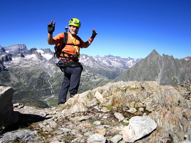 Foto: Andreas Koller / Klettersteigtour / Klettersteig Tierbergli (2797m) / Ausstieg / 08.09.2012 21:19:10