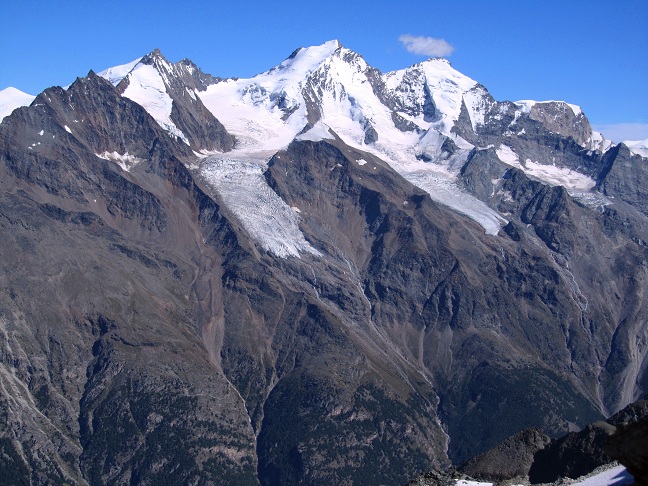 Foto: Andreas Koller / Wandertour / Aus dem Turtmanntal auf die Barrhörner (3610m) / Mischabel (4545m) / 13.09.2012 01:28:20