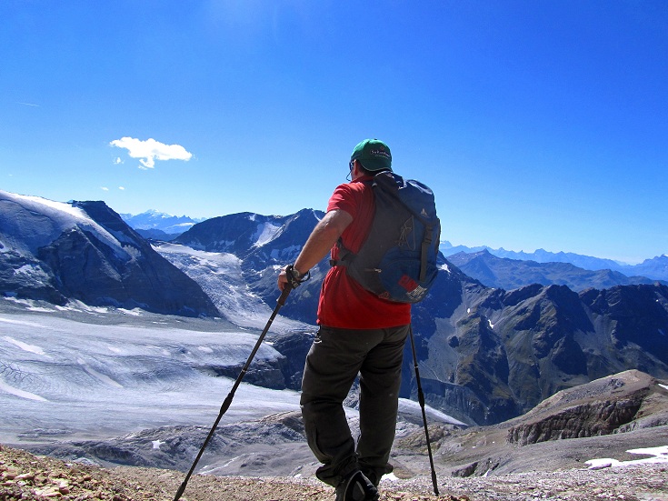 Foto: Andreas Koller / Wandertour / Aus dem Turtmanntal auf die Barrhörner (3610m) / Abstieg vom Üssren Barrhorn / 13.09.2012 01:23:00