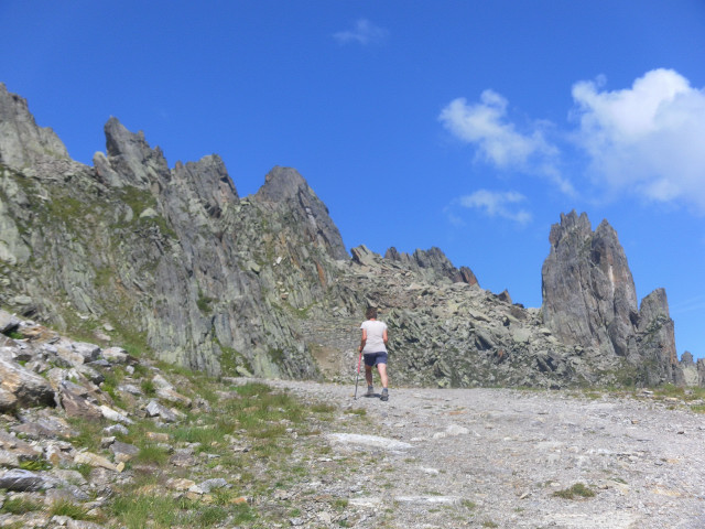 Foto: Wolfgang Lauschensky / Wandertour / Le Brevent 2525m / Piste unter dem Zackengrat / 26.09.2012 17:30:58