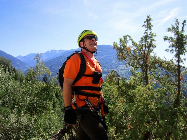 Foto: Andreas Koller / Klettersteigtour / Via ferrata du Belvedere (1265m) / 02.10.2012 01:19:27