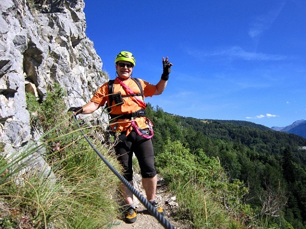 Foto: Andreas Koller / Klettersteigtour / Via ferrata du Belvedere (1265m) / 02.10.2012 01:16:59