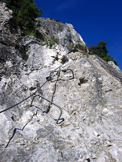 Foto: Andreas Koller / Klettersteigtour / Via ferrata du Belvedere (1265m) / 02.10.2012 01:16:37
