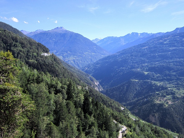 Foto: Andreas Koller / Klettersteigtour / Via ferrata du Belvedere (1265m) / Val d Arolla / 02.10.2012 01:16:08