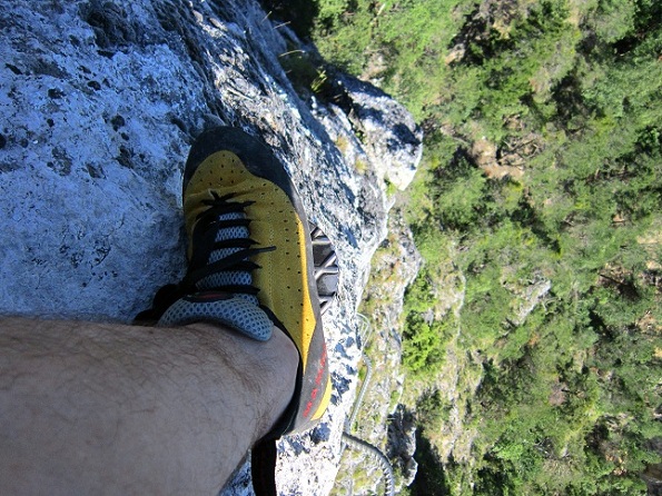 Foto: Andreas Koller / Klettersteigtour / Via ferrata du Belvedere (1265m) / 02.10.2012 01:15:29