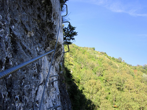 Foto: Andreas Koller / Klettersteigtour / Via ferrata du Belvedere (1265m) / 02.10.2012 01:14:18