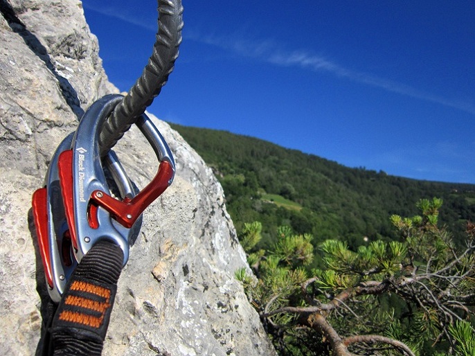 Foto: Andreas Koller / Klettersteigtour / Via ferrata du Belvedere (1265m) / 02.10.2012 01:13:37