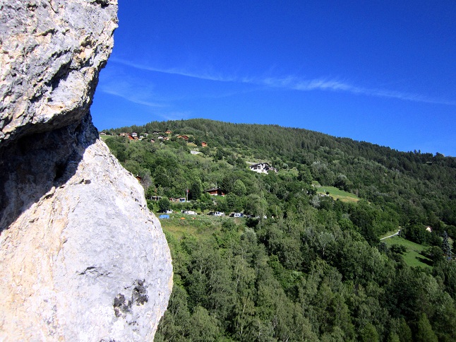 Foto: Andreas Koller / Klettersteigtour / Via ferrata du Belvedere (1265m) / 02.10.2012 01:13:15