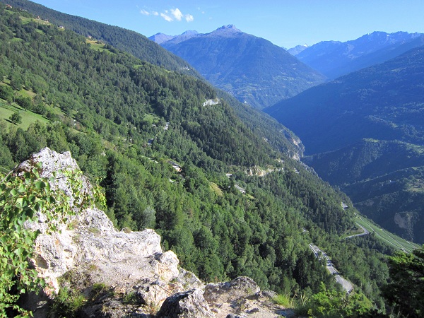 Foto: Andreas Koller / Klettersteigtour / Via ferrata du Belvedere (1265m) / Val d Arolla / 02.10.2012 01:12:35