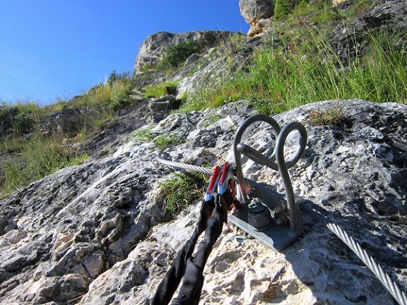 Foto: Andreas Koller / Klettersteigtour / Via ferrata du Belvedere (1265m) / 02.10.2012 01:11:08
