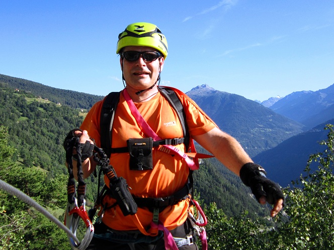 Foto: Andreas Koller / Klettersteigtour / Via ferrata du Belvedere (1265m) / 02.10.2012 01:10:59