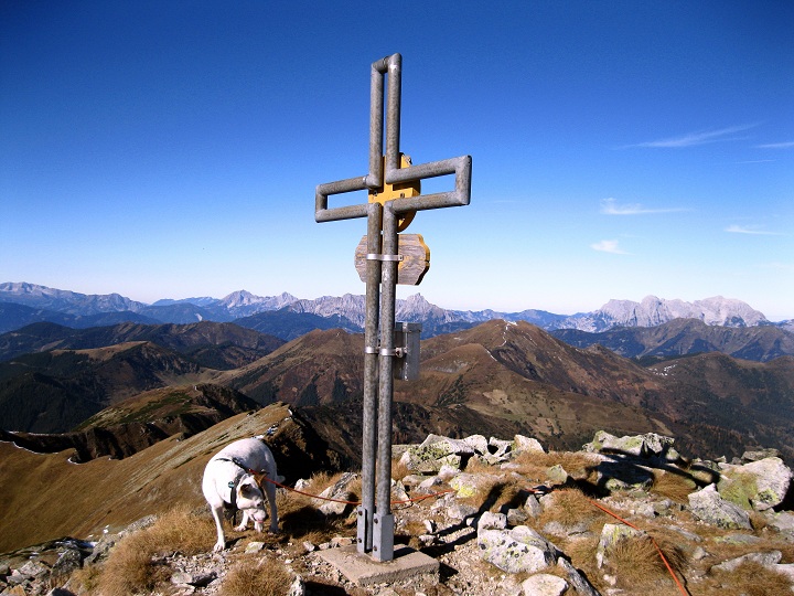 Foto: Andreas Koller / Wandertour / Gratwanderung zum Kerschkern (2225m) / Am Gipfel des Kerschkernkogel / 21.11.2012 01:09:19
