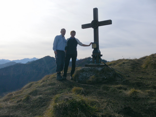 Foto: Wolfgang Lauschensky / Wandertour / Burgspitz – Almkogel – Gamsstein / Burgspitz, dahinter der Almkogel / 24.11.2012 15:06:42