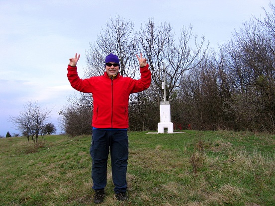Foto: Andreas Koller / Wandertour / Hundsheimer Berg - am östlichsten Zipfel Österreichs (480m) / Am Gipfel des Hundsheimer Berges / 26.11.2012 00:06:18