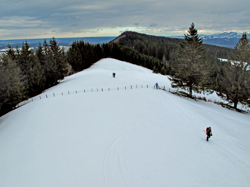 Foto: vince 51 / Schneeschuhtour / Hauchenberg / Blick vom Aussichtsturm nach Osten / 03.01.2013 23:32:20