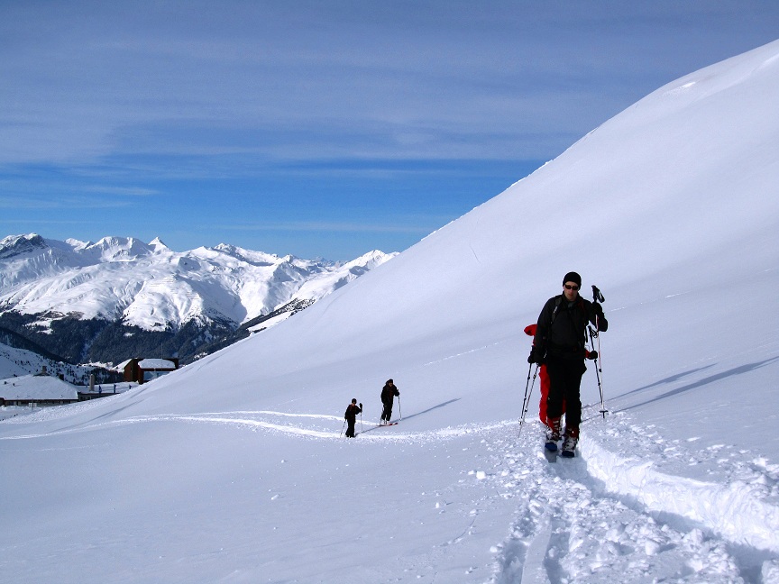 Foto: Andreas Koller / Skitour / Pischahorn und Mattjischtälli (2980m) / 20.01.2013 22:14:29