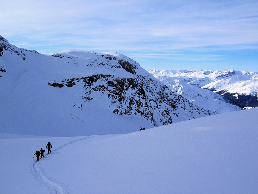 Foto: Andreas Koller / Skitour / Pischahorn und Mattjischtälli (2980m) / 20.01.2013 22:11:13