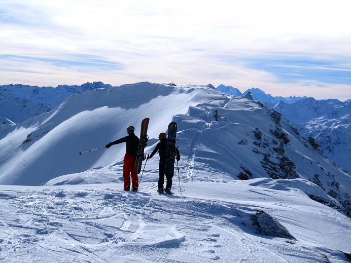 Foto: Andreas Koller / Skitour / Pischahorn und Mattjischtälli (2980m) / 20.01.2013 22:06:12
