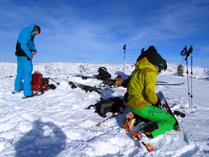 Foto: Andreas Koller / Skitour / Pischahorn und Mattjischtälli (2980m) / 20.01.2013 22:04:54