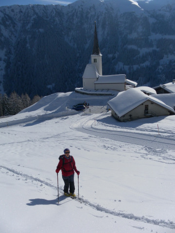 Foto: Wolfgang Lauschensky / Skitour / Schlüechtli über Tenner Chrüz / Ausgangspunkt Tenna / 25.01.2013 18:41:49