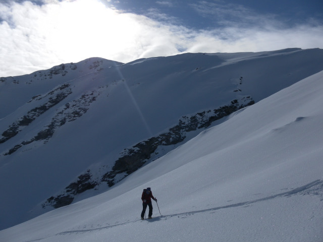 Foto: Wolfgang Lauschensky / Skitour / Strätscherhorn 2557m / schöne Abfahrtshänge / 27.01.2013 11:44:01