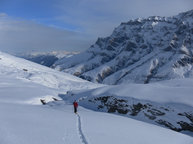 Foto: Wolfgang Lauschensky / Skitour / Tomülgrat 2739m / sanfte Anstiege entlang von Gräben... / 29.01.2013 17:38:30