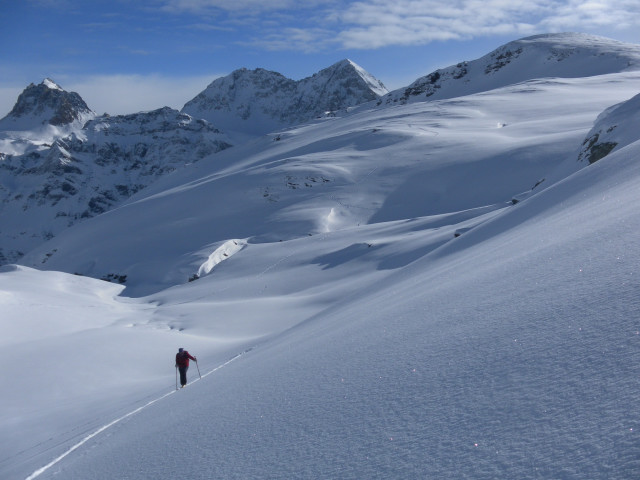 Foto: Wolfgang Lauschensky / Skitour / Tomülgrat 2739m / sanft geneigte Skihänge / 29.01.2013 17:38:07