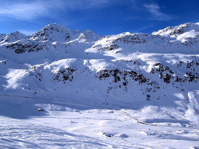 Foto: Andreas Koller / Skitour / Gorihorn (2986m) / Blick aufs Sentischhorn (2827m) / 02.02.2013 14:42:17