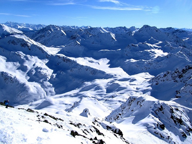 Foto: Andreas Koller / Skitour / Gorihorn (2986m) / Abstieg vom Gorihorn / 02.02.2013 14:31:34