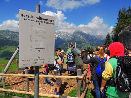 Foto: Wolfgang Dröthandl / Wandertour / Toggenburger Klangweg / Beginn des Weges auf der Alpe Sellamatt / 03.07.2013 17:50:48