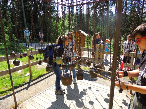 Foto: Wolfgang Dröthandl / Wandertour / Toggenburger Klangweg / Klangstation 6 - Die Glockenbühne / 03.07.2013 17:49:36
