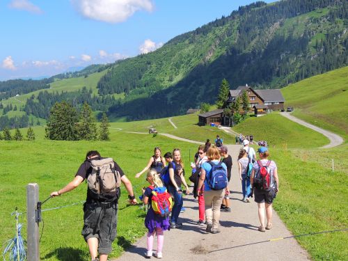 Foto: Wolfgang Dröthandl / Wandertour / Toggenburger Klangweg / Abgang von der Iltiosalp / 03.07.2013 17:48:38