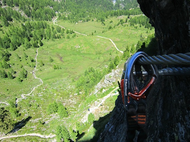 Foto: Andreas Koller / Klettersteigtour / Murmele Klettersteig / Via ferrata Marmotta (2330m) / 14.08.2013 23:41:03