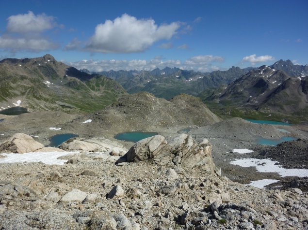 Foto: Manfred Karl / Wandertour / Flüela Wisshorn, 3085 m / Ein Kleinod und viel besucht: Die Jöriseen / 29.08.2013 21:03:40