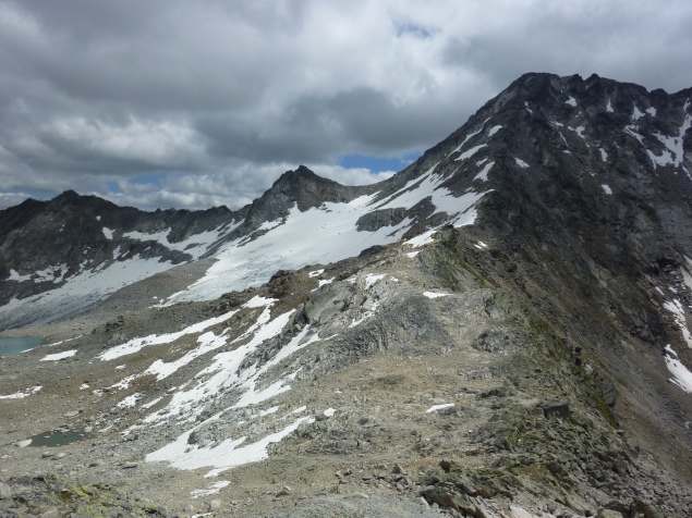 Foto: Manfred Karl / Wandertour / Flüela Wisshorn, 3085 m / Wisshorn vom Schartenkopf / 29.08.2013 20:52:37