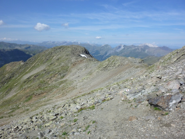 Foto: Manfred Karl / Wandertour / Pischahorn, 2979 m / Normalanstieg mit Blick zum Punkt 2740 / 31.08.2013 23:55:46