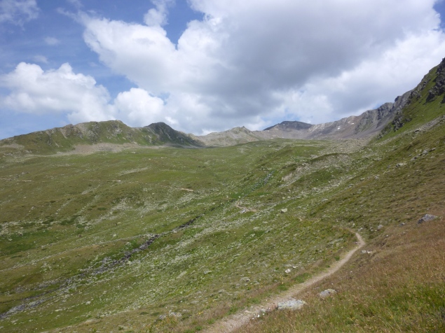 Foto: Manfred Karl / Wandertour / Pischahorn, 2979 m / Matjischtälli im Rückblick / 31.08.2013 23:48:32