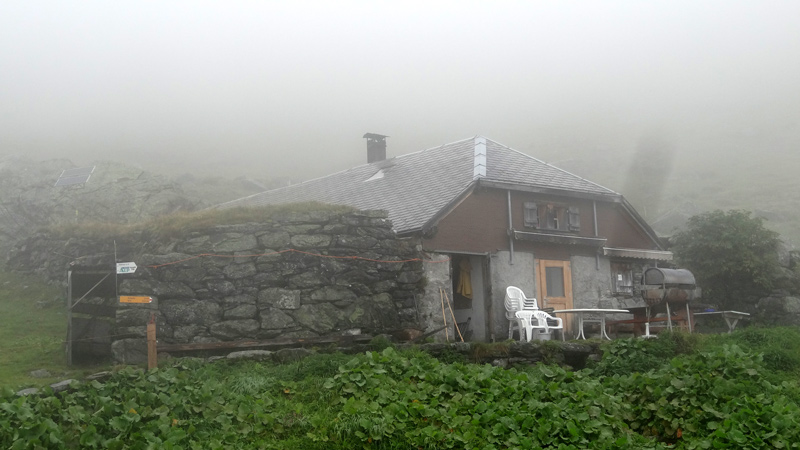 Foto: Datzi / Wandertour / Wanderung zum Berglimattsee und Wellness auf der Bergli Alp / Die Hütte in Oberstaffel / 18.09.2013 06:41:59