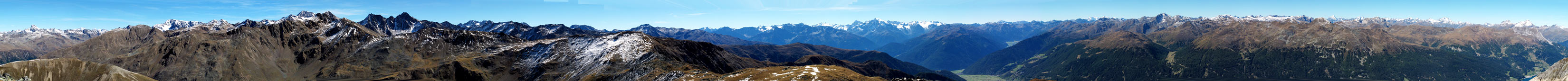 Foto: vince 51 / Wandertour / Von Graun auf den Habicher Kopf / ca. 330° Panorama / 05.10.2013 19:14:22