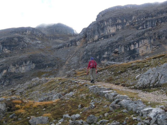 Foto: Wolfgang Lauschensky / Klettersteigtour / Furcia Rossa III Überschreitung / Querung zur Furcia Rossa II / 17.10.2013 00:36:34