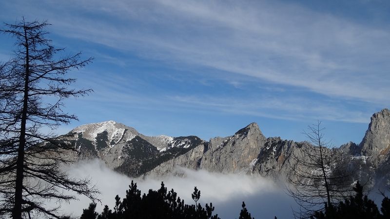 Foto: Datzi / Wandertour / Vom Brunnsee über die Eiblschlucht zum Hinteren Polster (Biwak) 2057m / Nebelstimmung / 18.11.2013 19:08:33