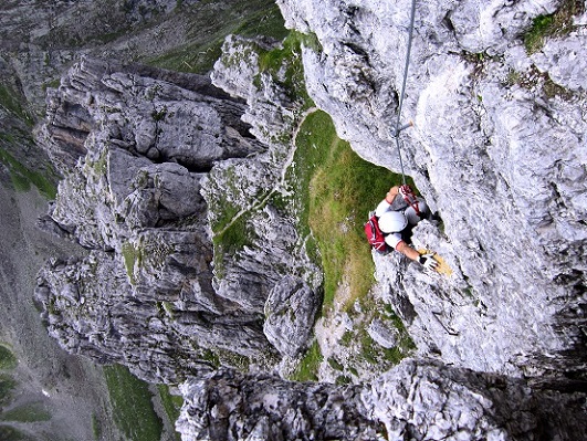 Foto: Andreas Koller / Klettersteigtour / Klettersteig Elferkofel (2505m) / 22.11.2013 01:06:21