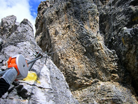 Foto: Andreas Koller / Klettersteigtour / Klettersteig Elferkofel (2505m) / 22.11.2013 01:04:46